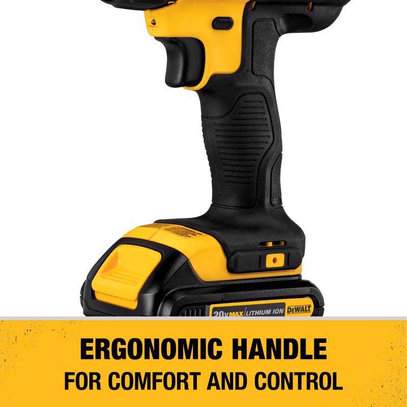 DeWalt 20V MAX Cordless Brushed 2 Tool Compact Drill and Impact Driver Kit