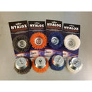 Dico 2.5 in. D X 1/4 in. X 1/4 in. D Crimped Nylon Mandrel Mounted Cup Brush 4500 rpm 1 pc