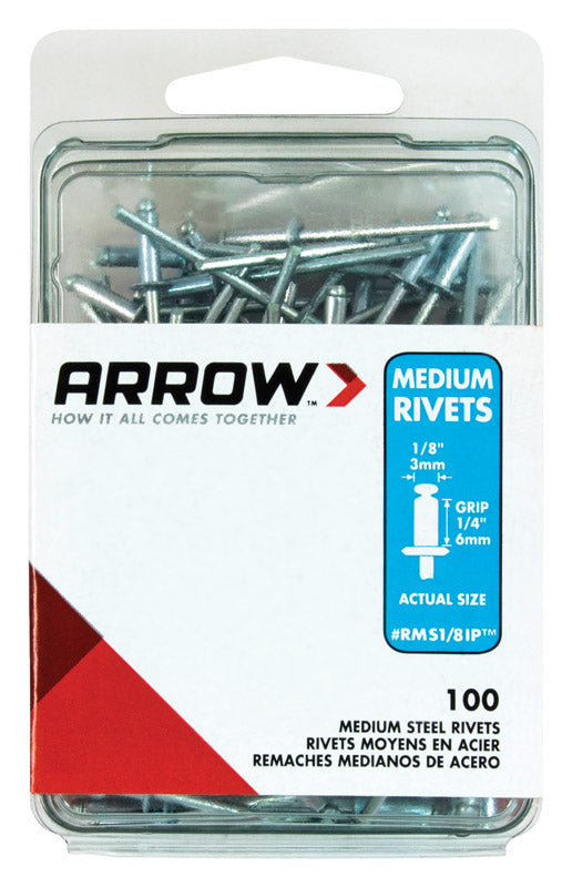RVT STL 1/8"X1/4" 100PK