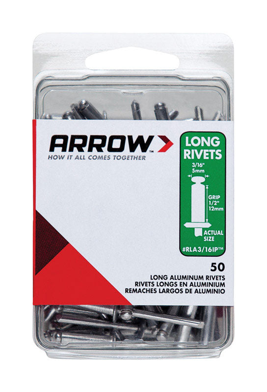 RVT AL 3/16"X1/2" 50PK