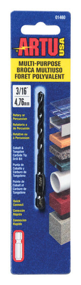 QUIK CON DRILL BIT 3/16"