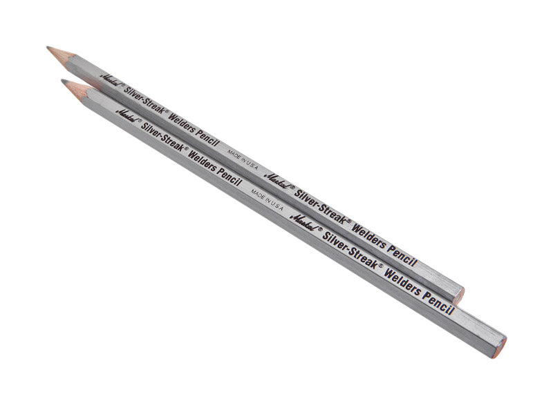 MARKING PENCIL SLVR 2PK
