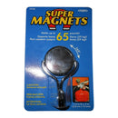 Magnet Source .5 in. L X 1.5 in. W Silver Magnetic Hook 65 lb. pull 1 pc