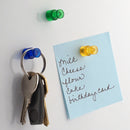 Magnet Source .625 in. L X .375 in. W Assorted Magnetic Push Pins 10 pc