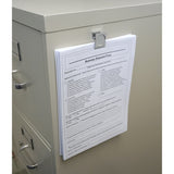 Magnet Source 1.125 in. L X 1.375 in. W Silver Square Magnetic Clips 5 lb. pull 4 pc