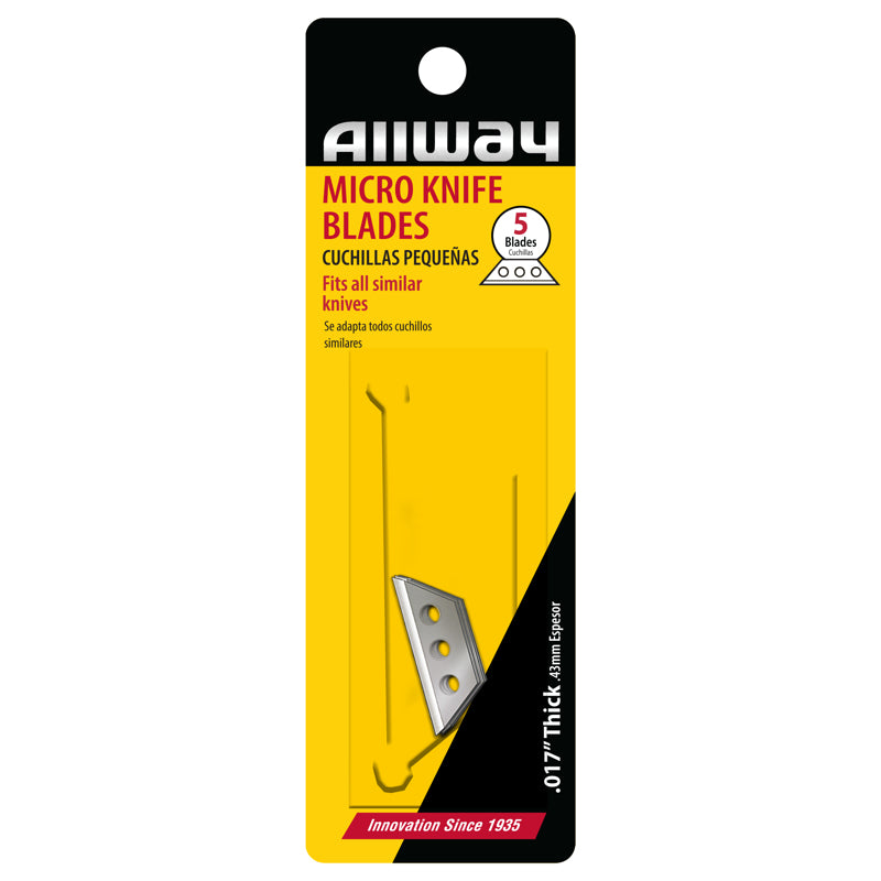 Allway Steel Single Edge Micro Replacement Blade 1-1/8 in. L 5 pk