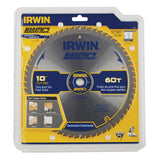 Irwin Marathon 10 in. D X 5/8 in. Carbide Miter and Table Saw Blade 60 teeth 1 pk