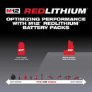Milwaukee M12 RedLithium XC 3 Ah Lithium-Ion High Capacity Battery Pack 2 pc