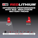Milwaukee M12 RedLithium 3 Ah Lithium-Ion Battery Pack 1 pc