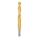 Milwaukee Shockwave 11/32 in. X 4.57 in. L Titanium Red Helix Drill Bit Hex Shank 1 pc