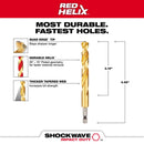 Milwaukee Shockwave 7/16 in. X 4.92 in. L Titanium Red Helix Drill Bit Hex Shank 1 pc