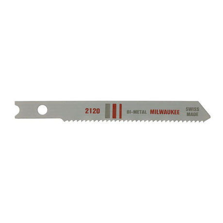 Milwaukee 2-3/4 in. Bi-Metal U-Shank Metal cutting Jig Saw Blade 18 TPI 5 pk