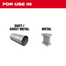 Milwaukee 4 in. Bi-Metal T-Shank Non-ferrous metal cutting Jig Saw Blade 8 TPI 5 pk