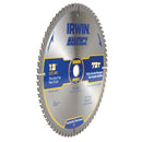 Irwin Marathon 12 in. D X 1 in. Carbide Miter and Table Saw Blade 72 teeth 1 pk