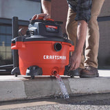 Craftsman 12 gal Corded Wet/Dry Vacuum 10.5 amps 120 V 6 HP