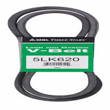 Mitsuboshi Super KB 5LK620 V-Belt 0.63 in. W X 62 in. L For Riding Mowers