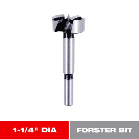 Diablo 1-1/4 in. X 3-1/2 in. L High Speed Steel Forstner Drill Bit Round Shank 1 pc