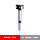 Diablo 1-1/8 in. X 3-1/2 in. L High Speed Steel Forstner Drill Bit Round Shank 1 pc