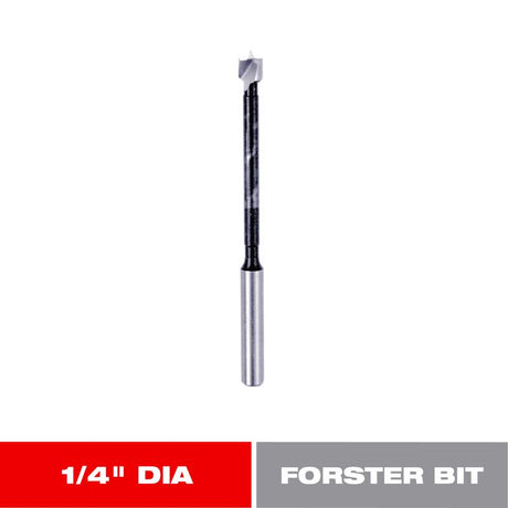 Diablo 1/4 in. X 3-1/2 in. L High Speed Steel Forstner Drill Bit Round Shank 1 pc