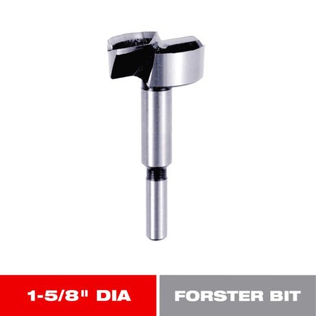 Diablo 1-5/8 in. X 3-1/2 in. L High Speed Steel Forstner Drill Bit Round Shank 1 pc