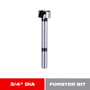 Diablo 3/4 in. X 3-1/2 in. L High Speed Steel Forstner Drill Bit Round Shank 1 pc