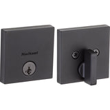 Kwikset Downtown Matte Black Zinc Single Cylinder Smart Key Deadbolt