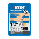 PKTSCRW 1.25" 1200CT FIN