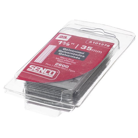 Senco 1-3/8 in. L X 23 Ga. Straight Strip Galvanized Micro Pins 2,600 pk