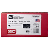 Senco 3-1/2 in. L X 16 Ga. Angled Strip Hot-Dip Galvanized Framing Nails 20 deg 2,500 pk