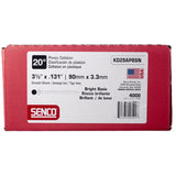 Senco 3-1/2 in. L X 16 Ga. Angled Strip Bright Framing Nails 20 deg 4000 pk
