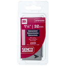 Senco 1-1/4 in. L X 23 Ga. Straight Strip Galvanized Micro Pins 2,600 pk