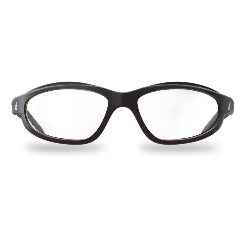 Edge Eyewear Dakura Safety Glasses Clear Lens Black Frame 1 pc