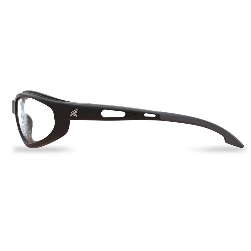 Edge Eyewear Dakura Safety Glasses Clear Lens Black Frame 1 pc