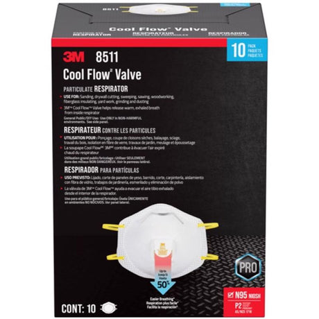 RESPIRATOR VALVED N95