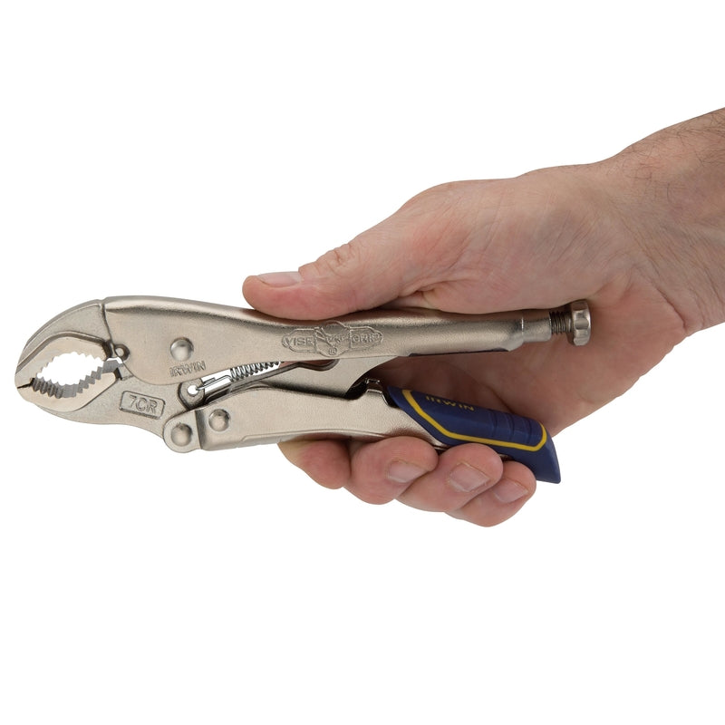 Irwin Vise-Grip 7 in. Alloy Steel Fast Release Curved Jaw Curved Jaw Locking Pliers