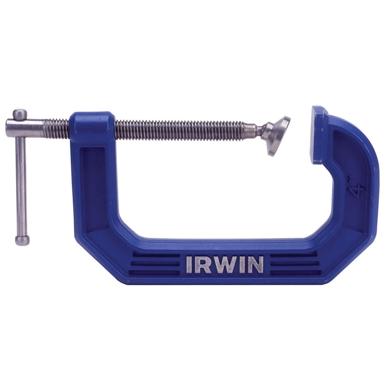 Irwin Quick-Grip 5 in. X 3-1/4 in. D Adjustable C-Clamp 900 lb 1 pc