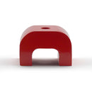 Magnet Source 1.18 in. L X .78 in. W Red Horseshoe Magnet 13 lb. pull 1 pc