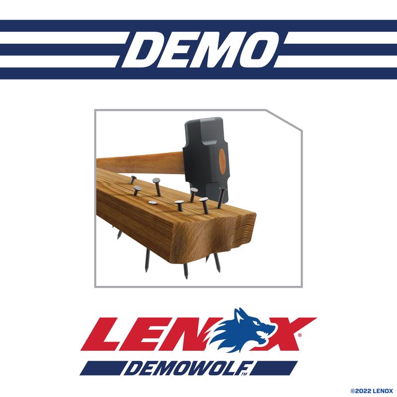 LENOX DEMOWOLF 9 in. Bi-Metal Reciprocating Saw Blade 6 TPI 25 pk