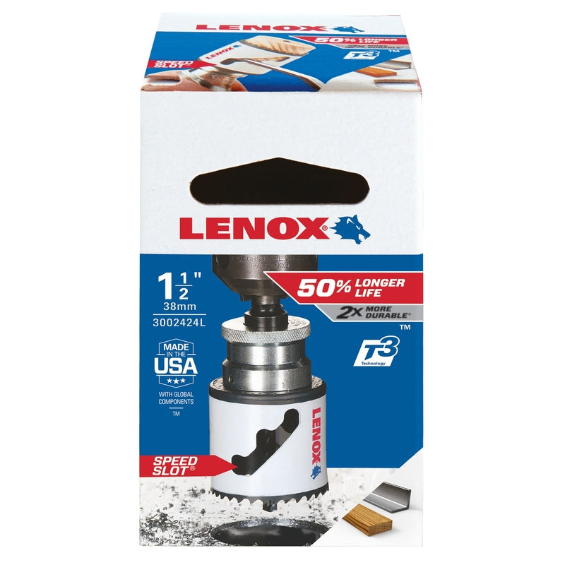 Lenox Speed Slot 1-1/2 in. Bi-Metal Hole Saw 1 pc