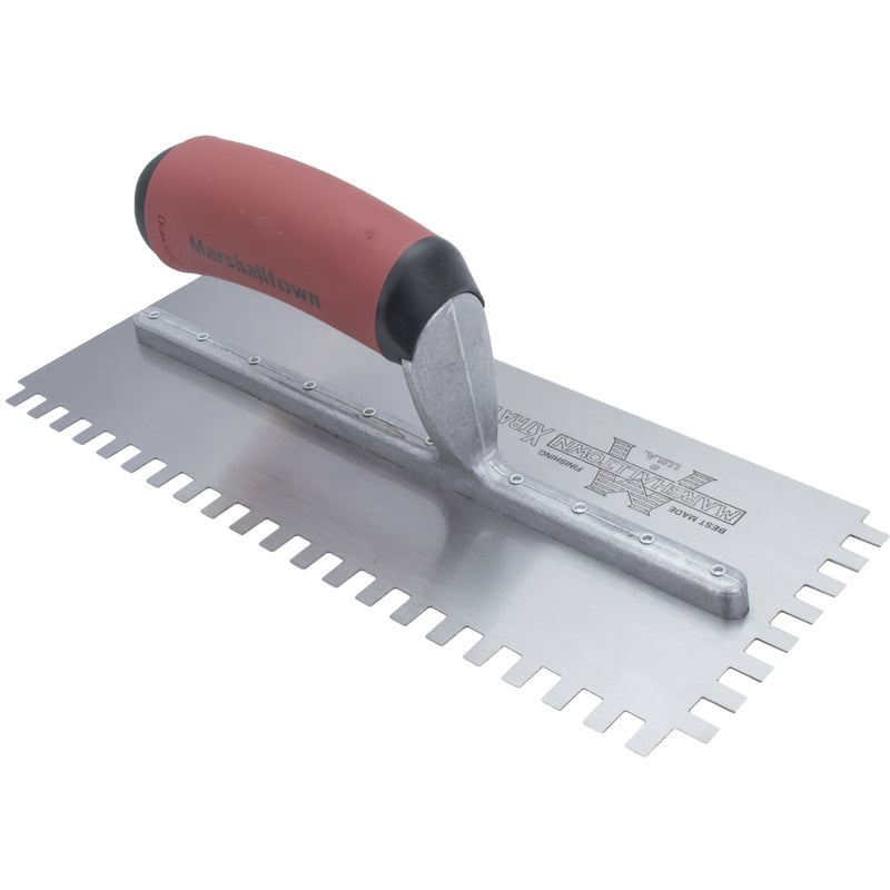 Marshalltown 4-1/2 in. W X 11 in. L Steel Notched Trowel