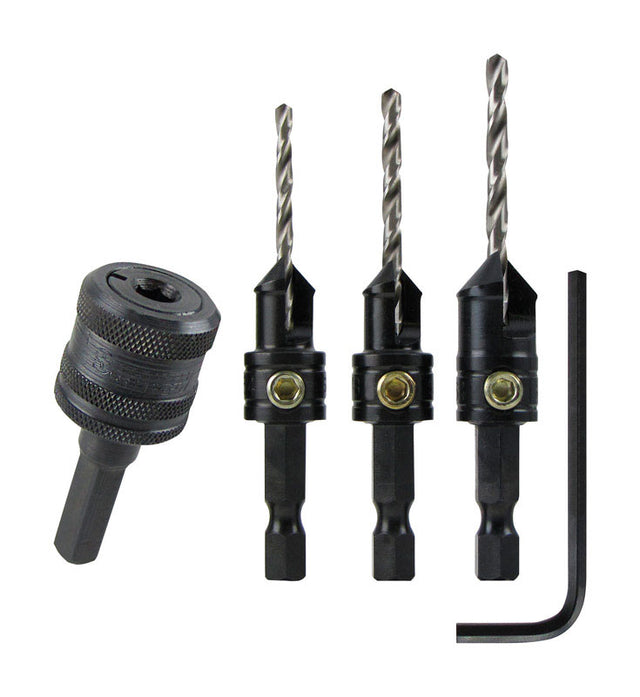 SNAPPY COUNTERSNK SET 3P