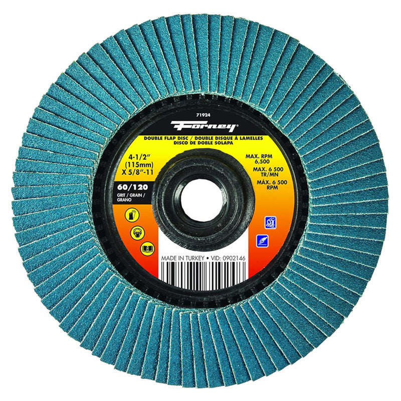 Forney 4-1/2 in. D Metal Grinding Wheel