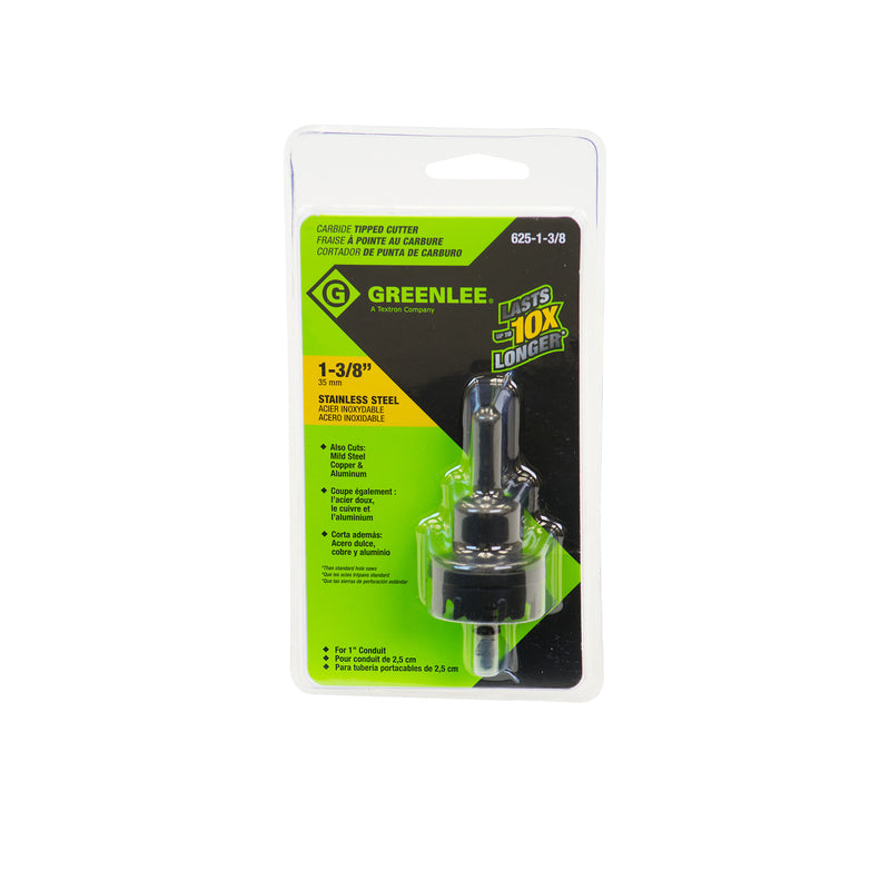 GREENLEE 1-3/8 in. Carbide Tipped Hole Cutter 1 pc