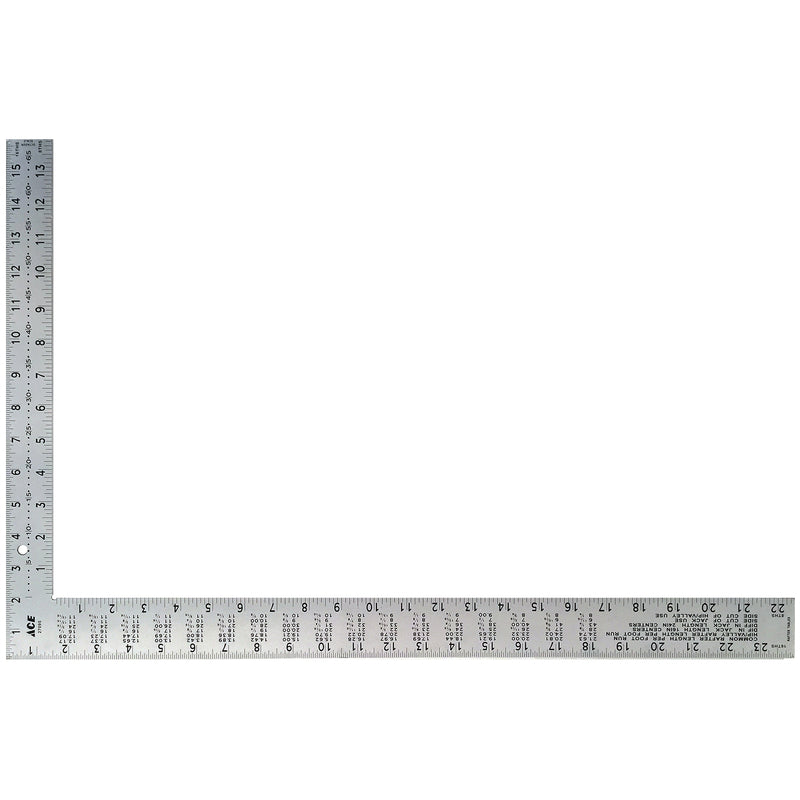 Ace 24 in. L X 16 in. H Steel Framing Square