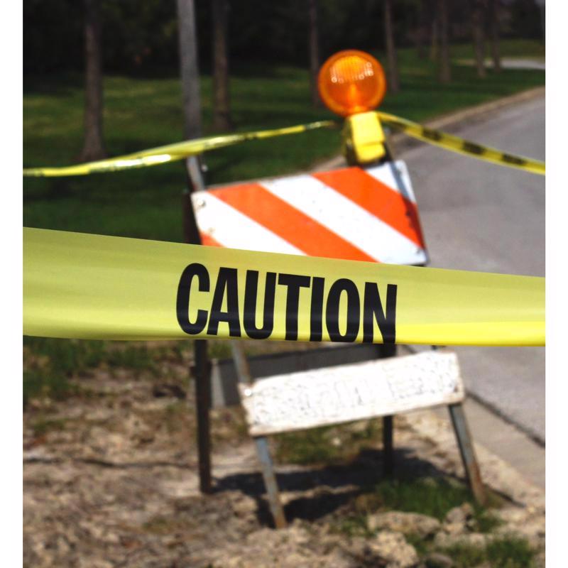 C.H. Hanson 200 ft. L X 3 in. W Plastic Caution Barricade Tape Yellow