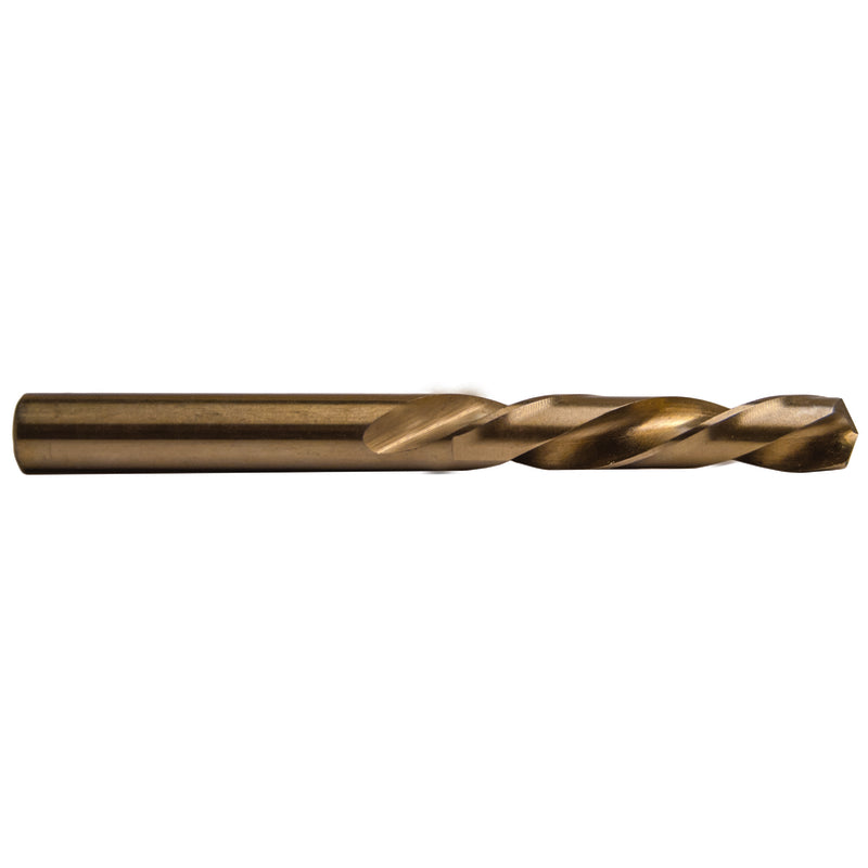 Century Drill & Tool 3/8 in. X 4-1/8 in. L Cobalt Steel Stubby Drill Bit Straight Shank 1 pc