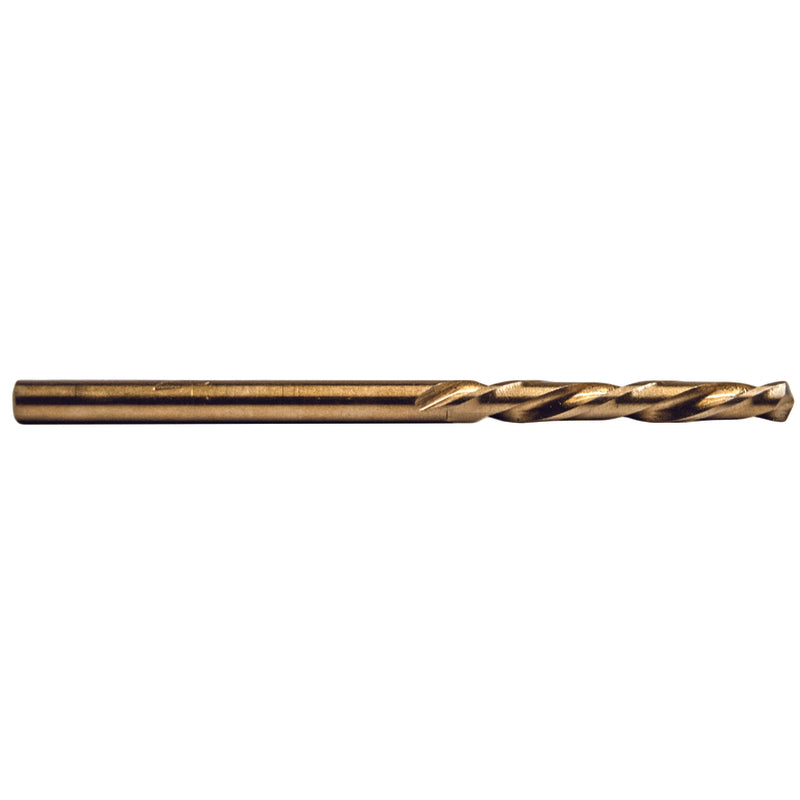 Century Drill & Tool 1/8 in. X 2-1/4 in. L Cobalt Steel Stubby Drill Bit Straight Shank 1 pc
