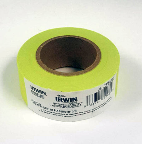 FLAGGING TAPE LIME 150'L