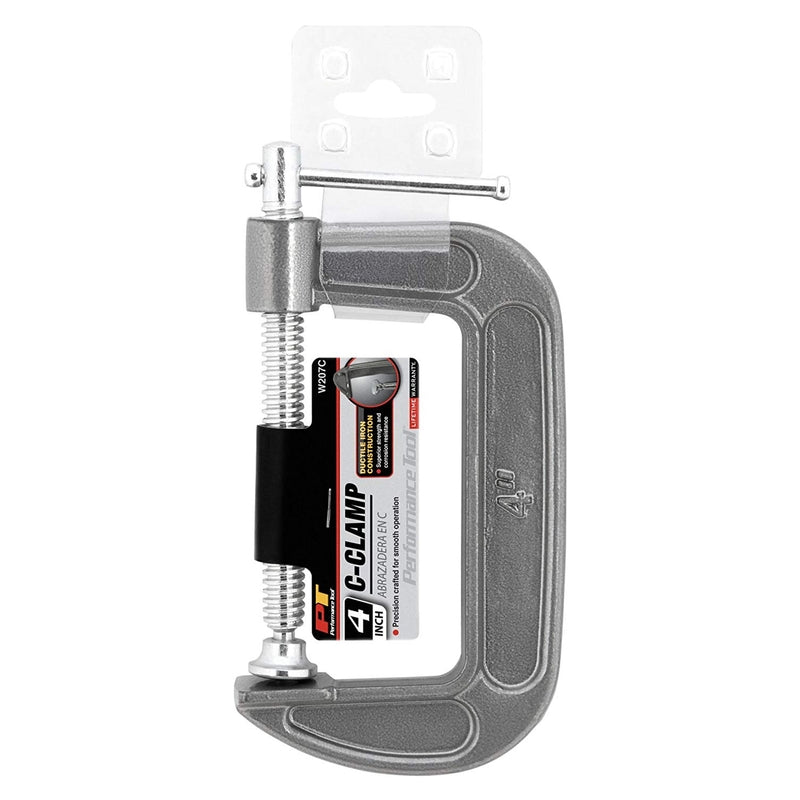 Performance Tool 4 in. X 2 in. D C-Clamp 4 lb 1 pc