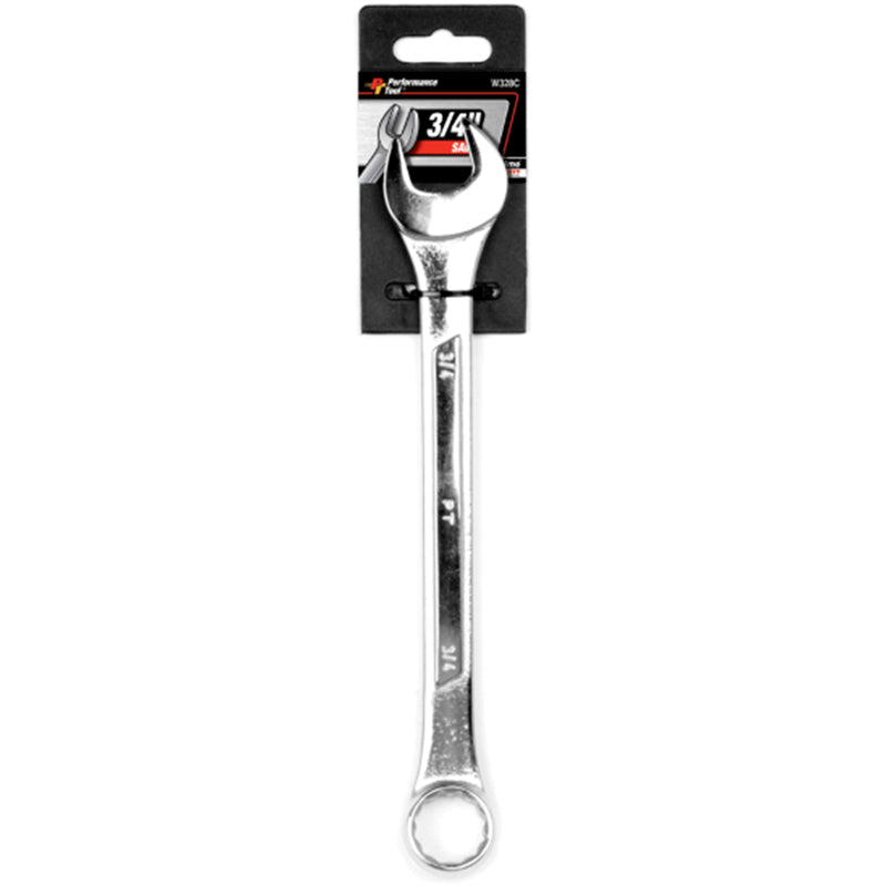 Performance Tool 3/4 in. X 3/4 in. 12 Point SAE Combination Wrench 1 pc